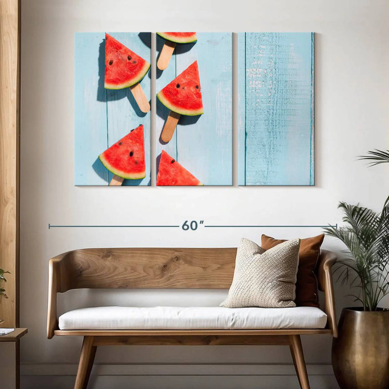 Yarlin Watermelon, 32" H x 50" W