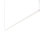 Luminaire suspendu DEL à deux côtés Thin-Line