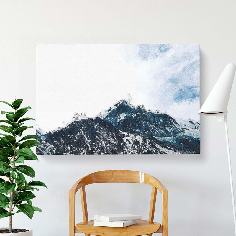 Fish-tail Mountain In Nepal - Wrapped Canvas Painting, 50cm H x 76cm W x 3cm D