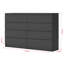 140cm W 8 - Drawer Chest of Drawers-96386712