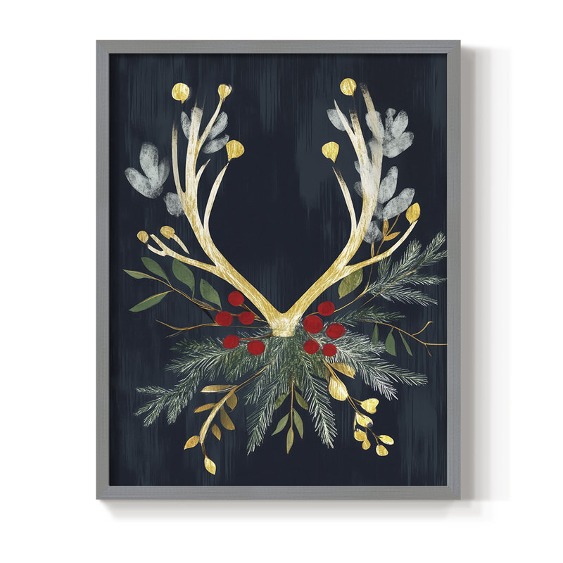 Reproduction encadrée - bois massif, H 30 po x l 24 po, Gris