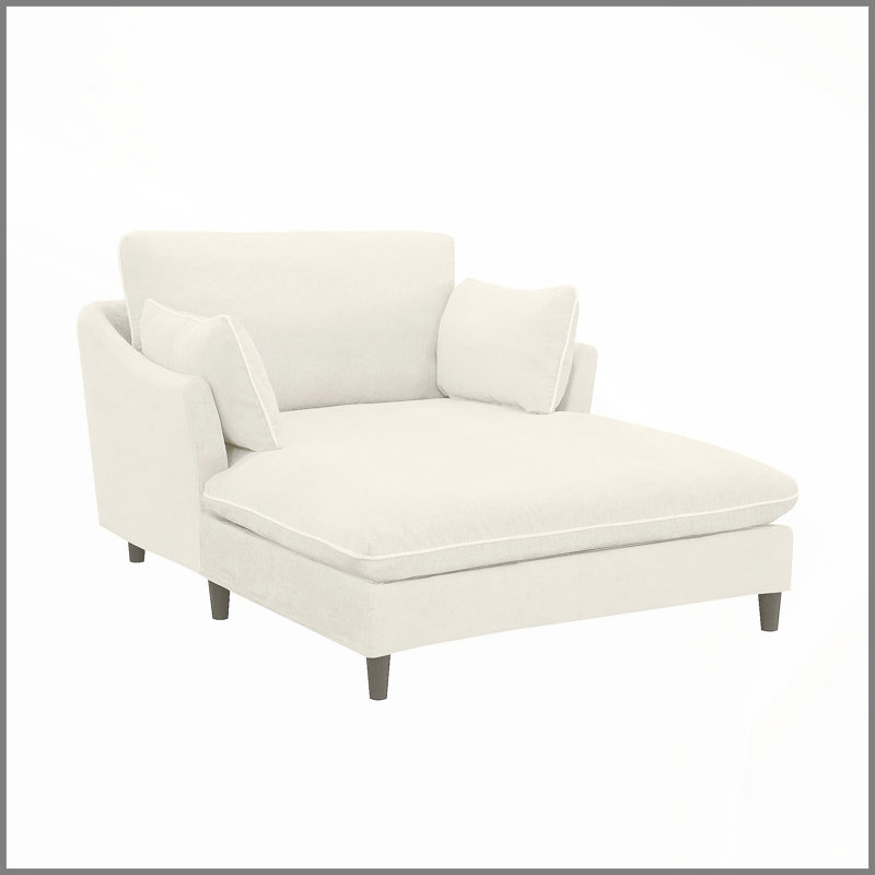 Canapé-lit 51,2 po Modern, Beige