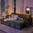 92.5''W Corduroy L Shape Sectional Sofa Bed with Large Storage-501710788