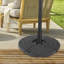 Support de parasol robuste et résistant aux intempéries pour patio et jardin
