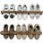 2 Piece Solid Wood Entryway Shoe Storage Racks-2134920190-2134920191