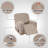 Hayneville Anti-Slip High Stretch Recliner Cover With Side Pocket Electric Power Lift Recliner Chair Cover Fitted  Box Cushion Recliner Slipcover Machine Washable-781136417