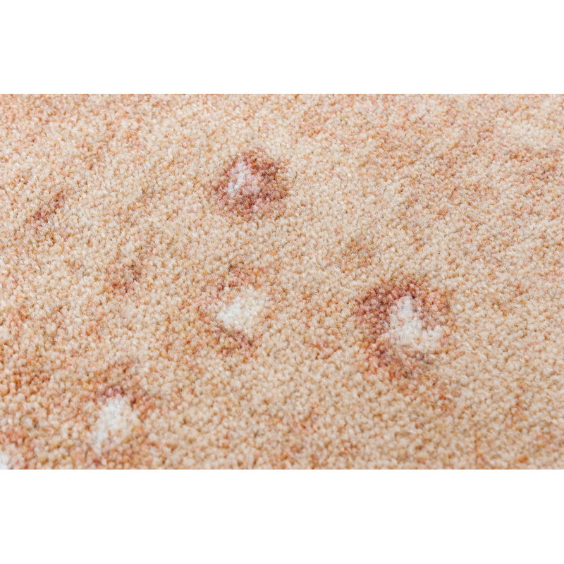 Tapis rose à imprimé animal, Rectangle 8 pi x 11 pi