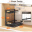 Tablette de rangement réglable sous l'évier à 2 niveaux pour la cuisine, la salle de bain et le rangement des armoires-108581166-108581161