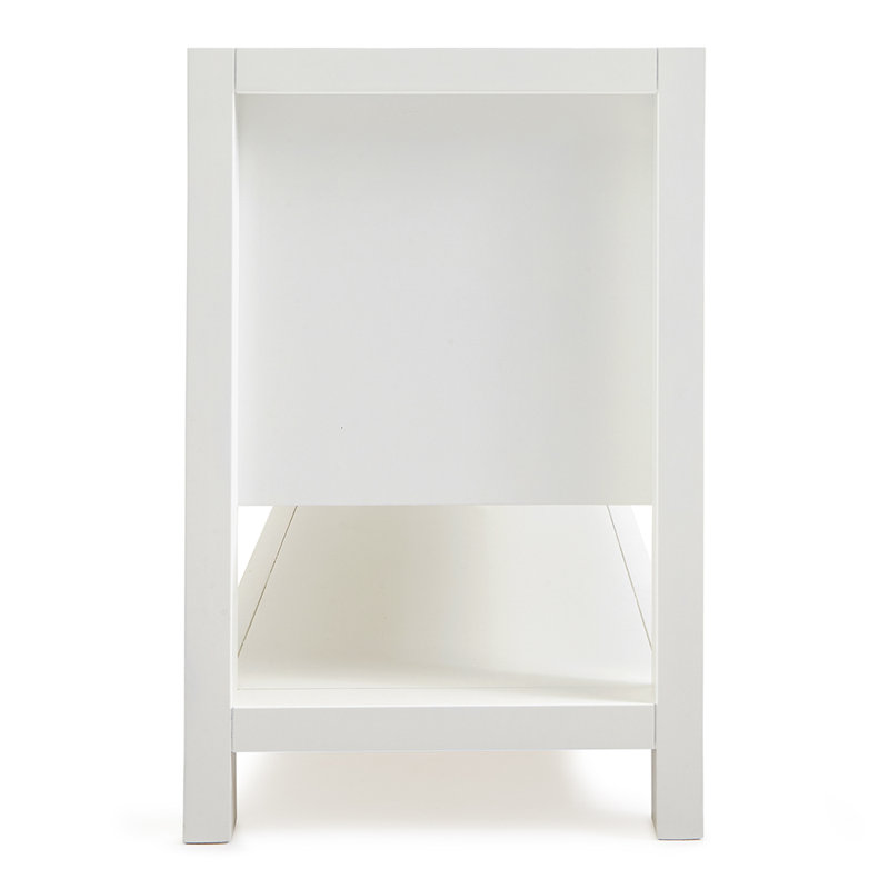 Bayhill 54'' W Single Bathroom Vanity Base, White