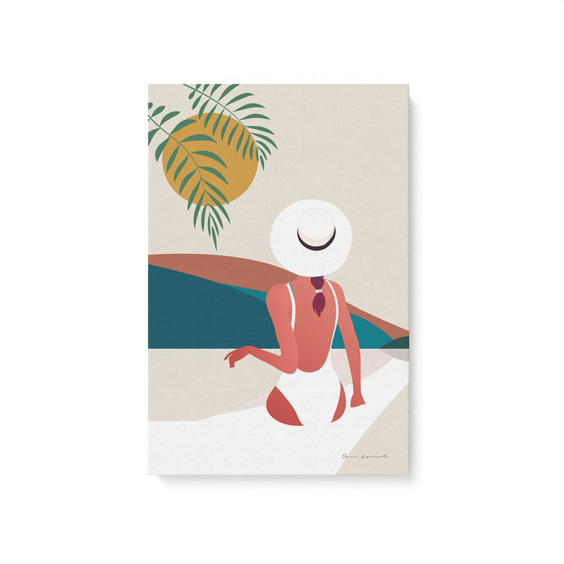 «Holiday Vibes I», toile tendue, H 30 po x l 20 po
