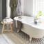 Zhara Stripe Ivory Handwoven Performance Rug-41078898