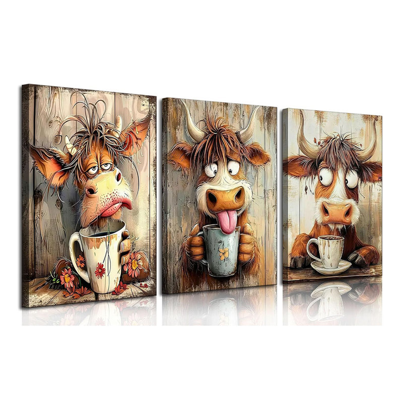 3 Piece Wrapped Canvas Print
