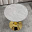 Table basse dorée 27,6 pouces