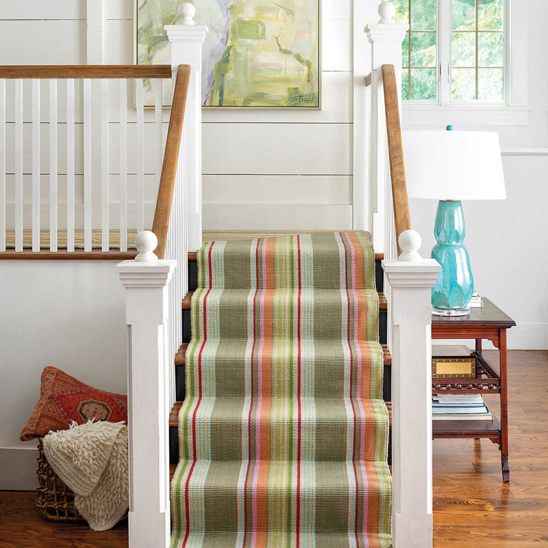 Stone Soup Handwoven Cotton Rug, Runner 2' x 8'