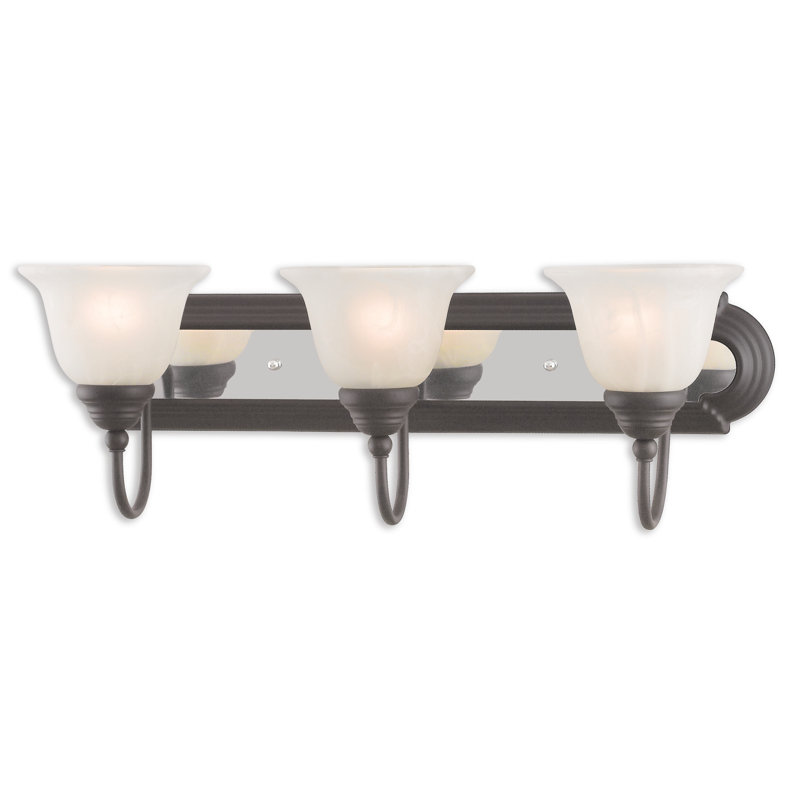 Belmont 3 - Light Dimmable Vanity Light, Bronze/Chrome