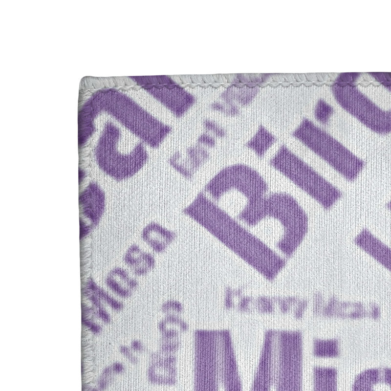 Tapis de zone mauve poils longs à tissage plat, Rectangle 9 pi x 12 pi