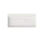 Lavabo de salle de bain mural rectangulaire 40 "avec lavabo vasque à surface solide avec trop-plein