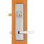 Rockwell Times Square Solid Brass Handleset With Delta Lever In Polished Chrome Finish