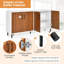 Buffet de 58 po de largeur Avishka