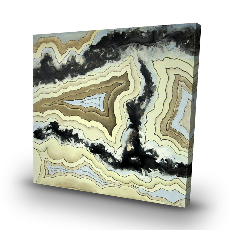 Lace agate - 32"x32" art on canvas