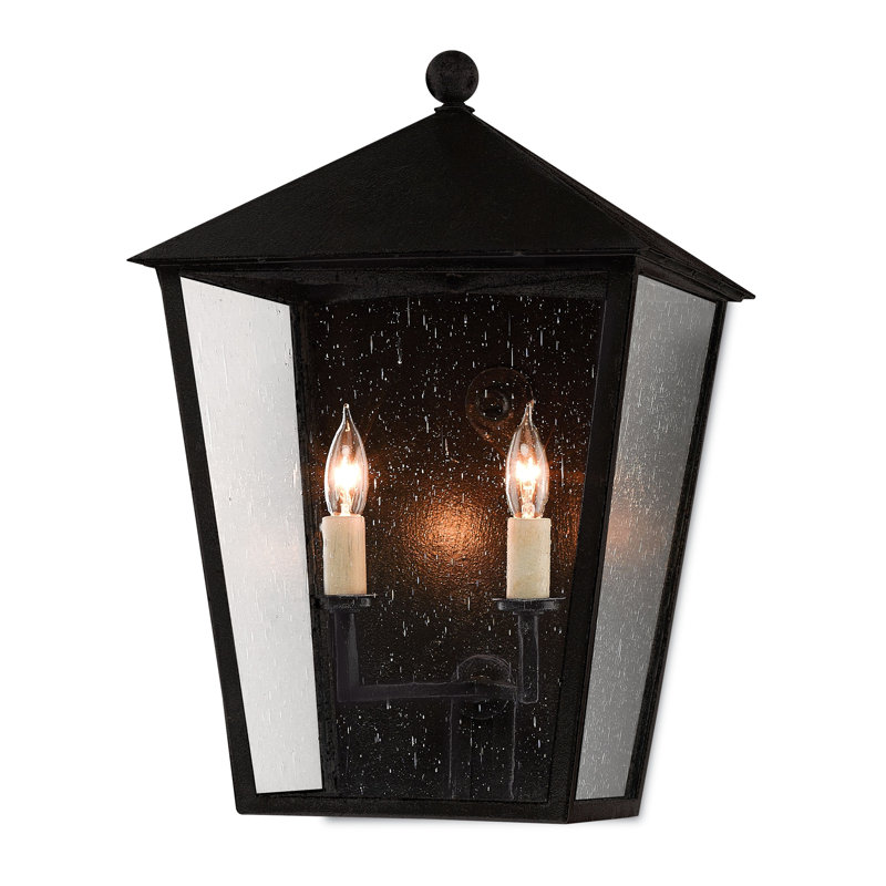 Bening - Light Outdoor Wall Lantern, Midnight