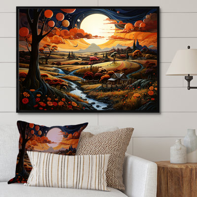 «Whimsical Magical Fields I», reproduction sur toile
