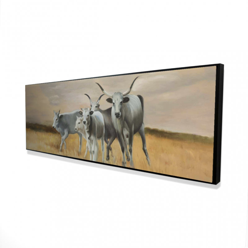 "Reproduction de nguni" sur toile