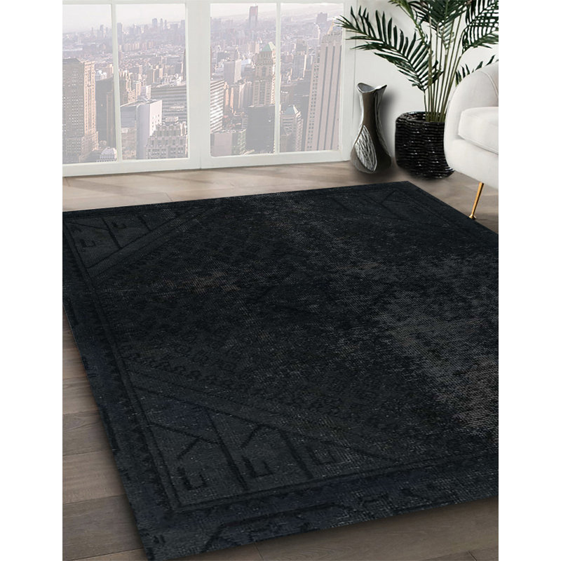 Aldena Abstract Indoor Rug, Square 4'