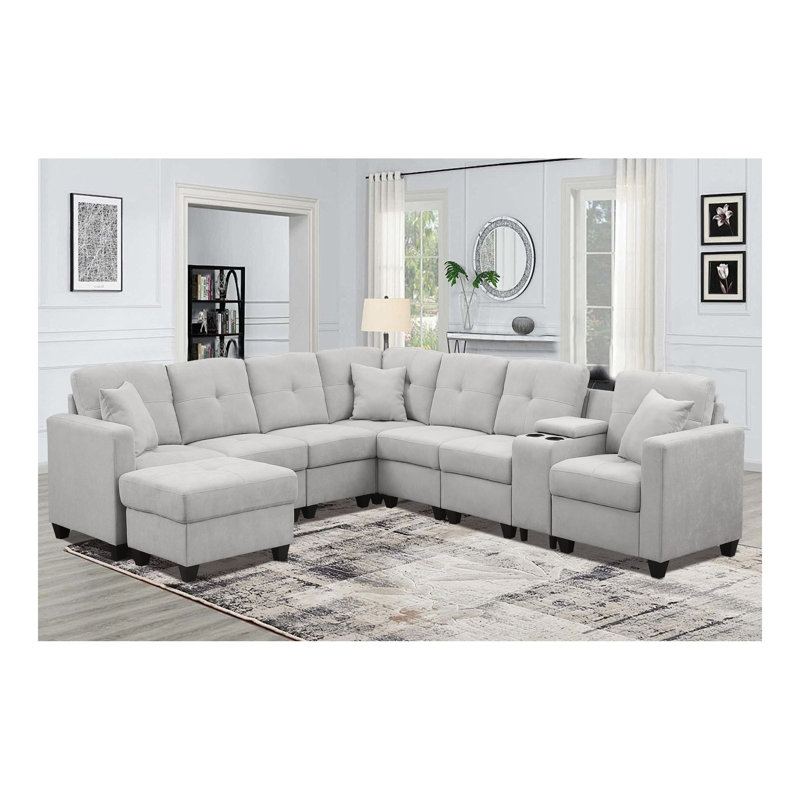 Sectional Sofa, LIGHTGREY