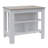 Antibacterial Surface Kitchen Island, Three Concealed Shelves