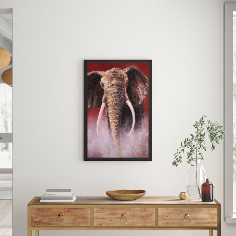 Bergerac - Single Picture Frame Painting, 91cm H x 61cm W x 3.81cm D