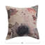 Oreiller carré en coton tissé imprimé avec motif abstrait et feuille d'argent-119206088-119206089
