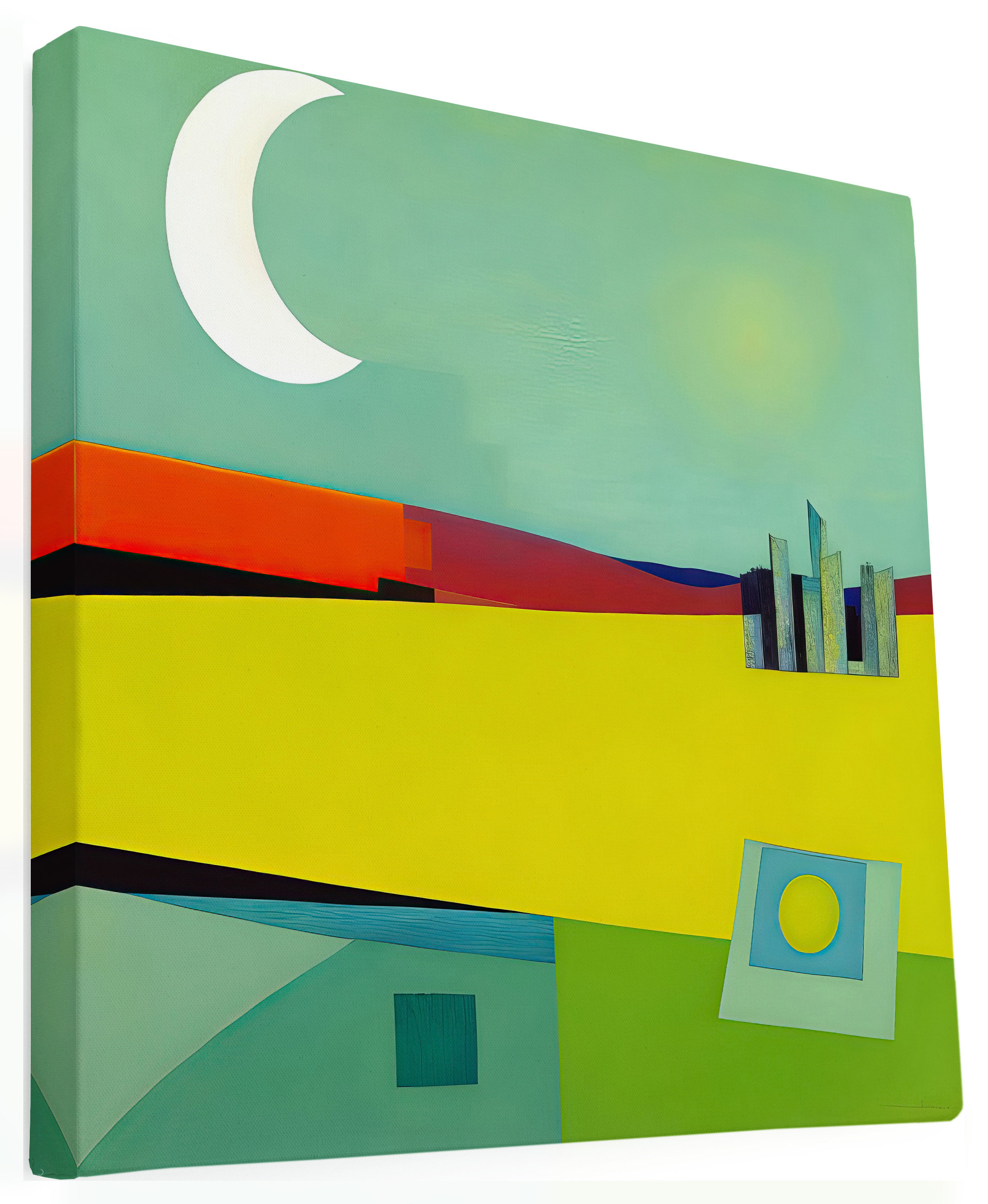 Vault W Artwork Modern Earth Modern Earth 502 On Canvas by Ronald ...