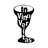 Stylish Black Metal Wall Accessory, 11.8 x 23.6 inches | 100% Metal Construction, Thickness: 0.06 inches | Lightweight at 1.4 lbs | Perfect Decorative Piece for Home or Office, Durable and Elegant Design