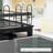 2-Tier Dish Drying Rack With Automatic Drainboard