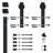 6.6 Ft. Soft Close Standard Single Barn Door Hardware Kit (Door Not Included)-22555935