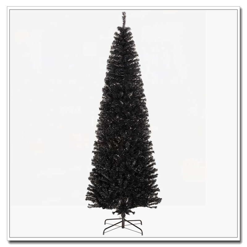 Arbre de Noël noir 8 pi
