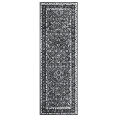 Charvae Washable Floral Indoor Rug