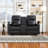70.1" Wide Modern and Breathable Faux Leather Power Reclining Loveseat Sofa-1731971878