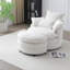 Fauteuil demi-tonneau pivotant à 360 ° Moderne et confortable-1402514102
