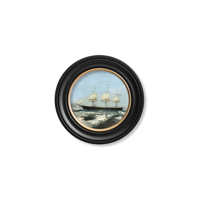 Red Jacket Clipper by Mid-1800s - Single Picture Frame Print on Archival Matt 230gsm Paper