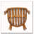 Wood Armrest Dining Chair