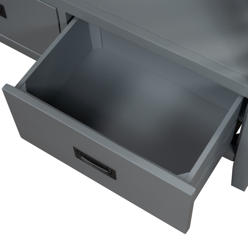Console 36 po Norfolk, gris