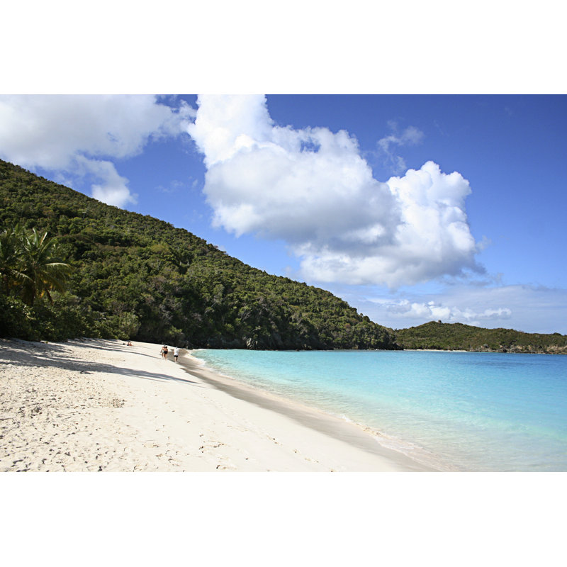 Caribbean Beach - Wrapped Canvas Print, 30cm H x 46cm W x 3.8cm D