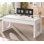 Bureau de direction moderne avec 3 tiroirs, bureau de direction 55 po avec pieds en forme de U