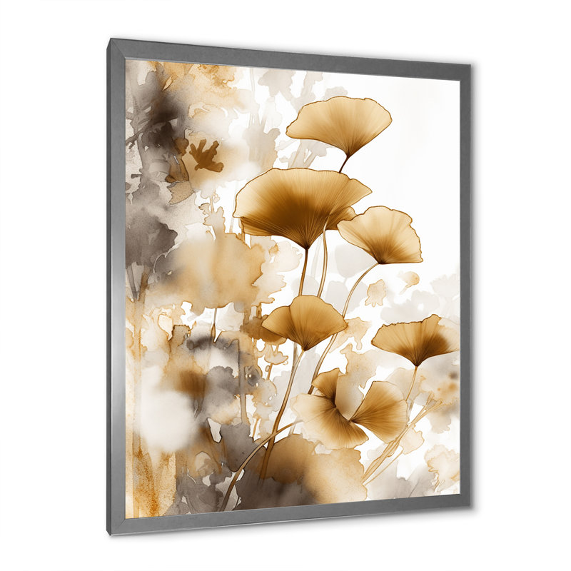 Beige crème et jardin d'herbes I, H 40 po x l 30 po x P 1 po, Cadre photo argenté