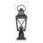 Outdoor Post Light,Lamp Post Light Fixture,Post Lantern with Pier Mount Base,Textured Black,21.3in,Suitable for Gardens, Yards or Entrances (2 pack)