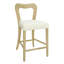 Ensemble de 2 tabourets de comptoir sans accoudoirs (frêne clair + beige)-1234181479-1234181400