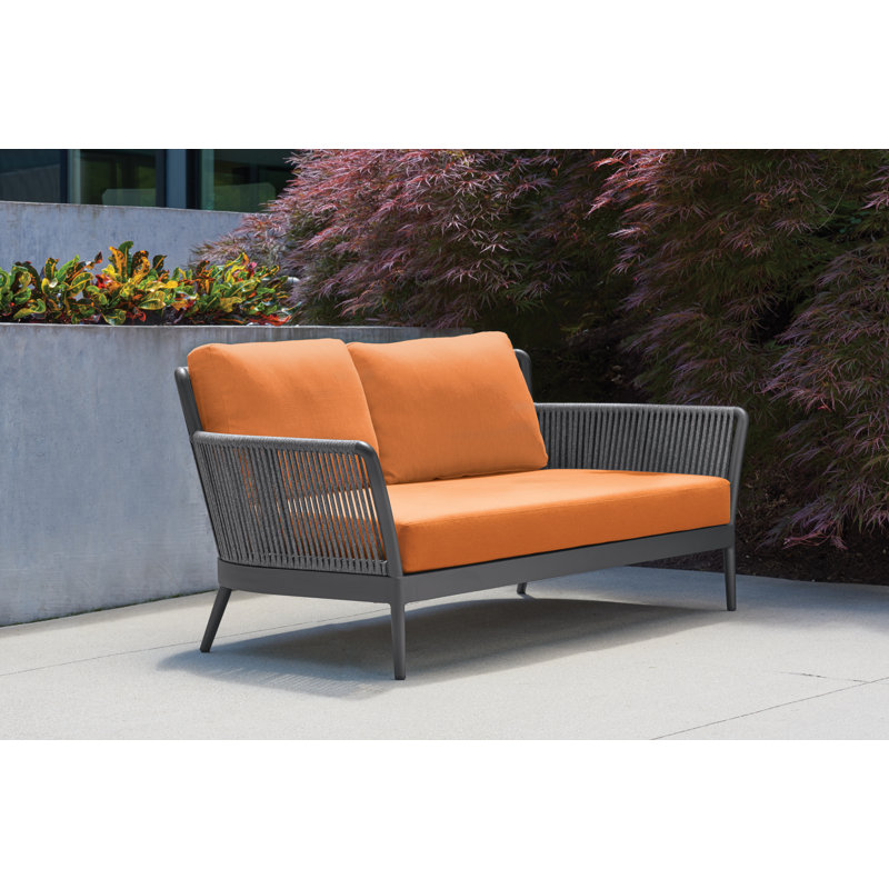  Causeuse Nette avec coussins, Tangerine, Non