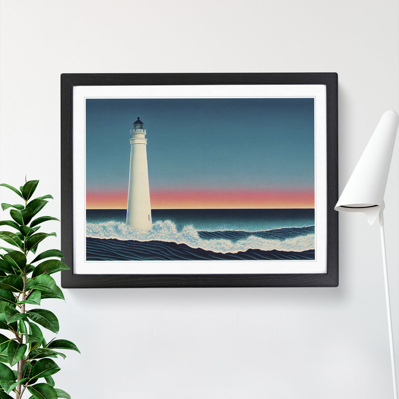 Special Lighthouse - Framed Print, Black Frame, 46cm H x 64cm W